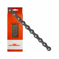 Sunrace Cykelkæde (116 Led | 7-trins | Grå)