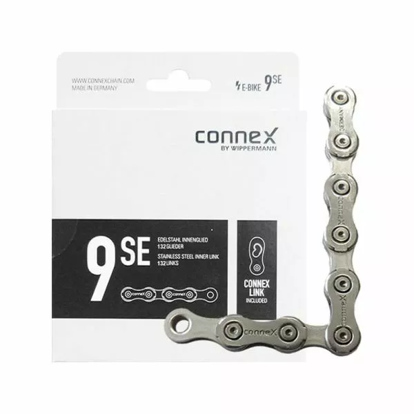Wippermann Connex 9sE Bicycle Chain (132 Links - 9-time) 3 Wippermann Connex 9sE Bicycle Chain (132 Links - 9-time)