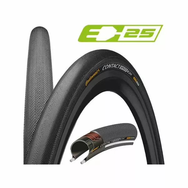 Continental Contact Travel Clincher Tyre (28-406 - Black) 3 Continental Contact Travel Clincher Tyre (28-406 - Black)