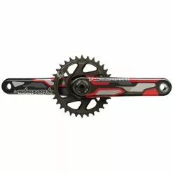 Truvativ Descendant Troy Lee Design Eagle DH Crankset (red | DUB73 32 / 165)