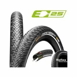 Continental Contact Cruiser E25 Reflex 60-584 Clincher (sort)