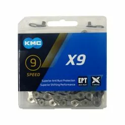KMC X9 EPT-cykelkæde (114 Led | Sølv)