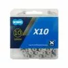 KMC X10 Cykelkæde (114 Led | Sølv / Sort) 1 KMC X10 Cykelkæde (114 Led | Sølv / Sort) -Cykel Tilbehør Salg ll23.12 1016