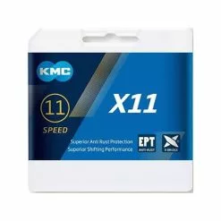 KMC X11 EPT-cykelkæde (118 Led | Sølv)