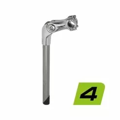 Ergotec Octopus2 Rørstamme (ø25,4 Mm | 25,4x300 | 90 Mm | Sølv)