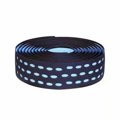 Velox Tofarvet Styrbånd (sort / Himmelblå)