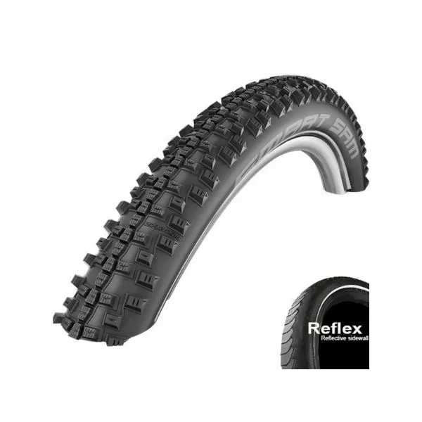 Schwalbe Smart Sam Performance Clincher Tyre (37-622 Reflex - Black) 3 Schwalbe Smart Sam Performance Clincher Tyre (37-622 Reflex - Black)