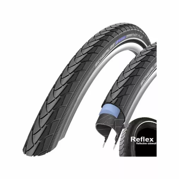 Schwalbe Marathon Plus Cykeldæk (47-559 | Reflex | Klinker) 3 Schwalbe Marathon Plus Cykeldæk (47-559 | Reflex | Klinker)