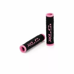 XLC GR-G07 Dobbeltfarvede Cykelgreb (sort / Pink)