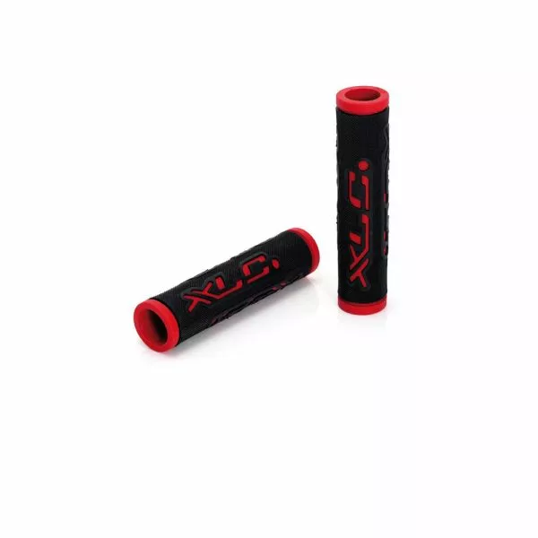 XLC GR-G07 Dobbeltfarvede Cykelgreb (sort / Rød) 3 XLC GR-G07 Dobbeltfarvede Cykelgreb (sort / Rød)