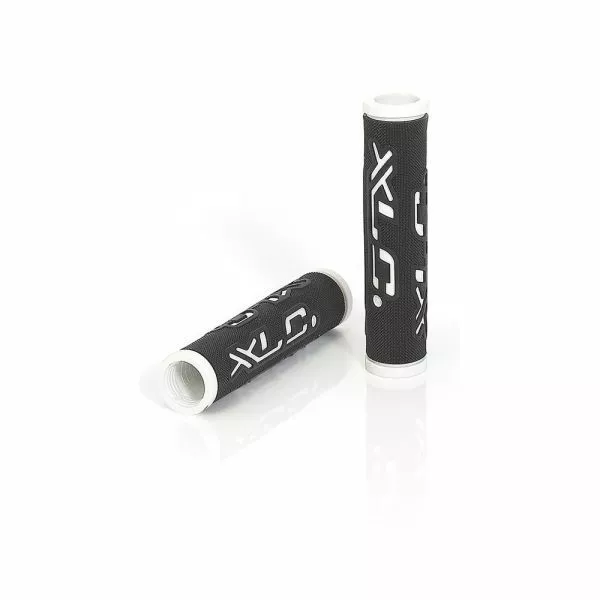 XLC GR-G07 Dobbeltfarvede Cykelgreb (sort / Hvid) 3 XLC GR-G07 Dobbeltfarvede Cykelgreb (sort / Hvid)
